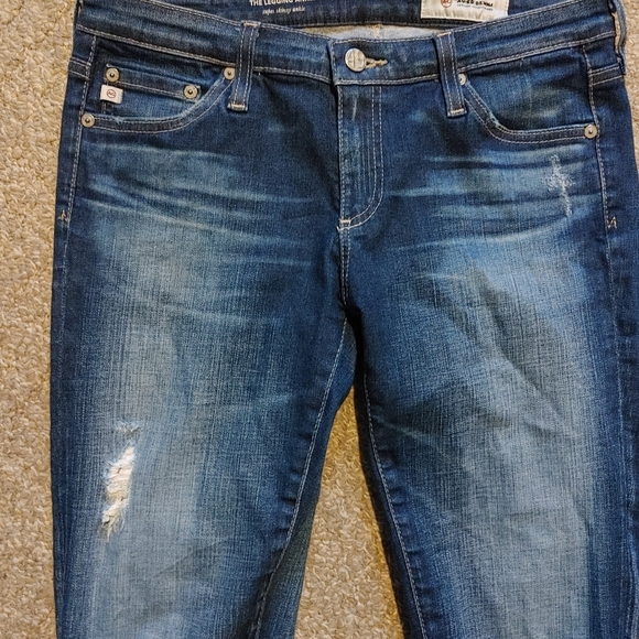 AG Adriano Goldschmied The Legging  Ankle Super Skinny Jean Distresses S… - Picture 6 of 14